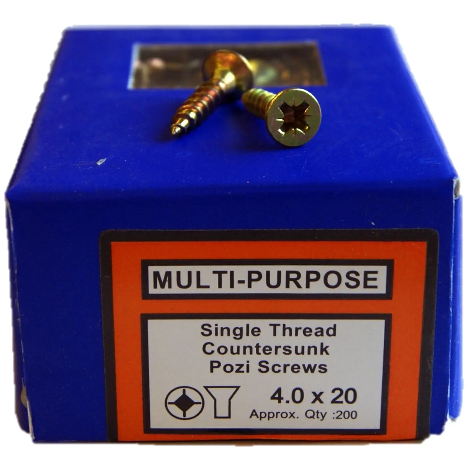 FOR0127 4 x 20mm CSK Head Pozi YZP