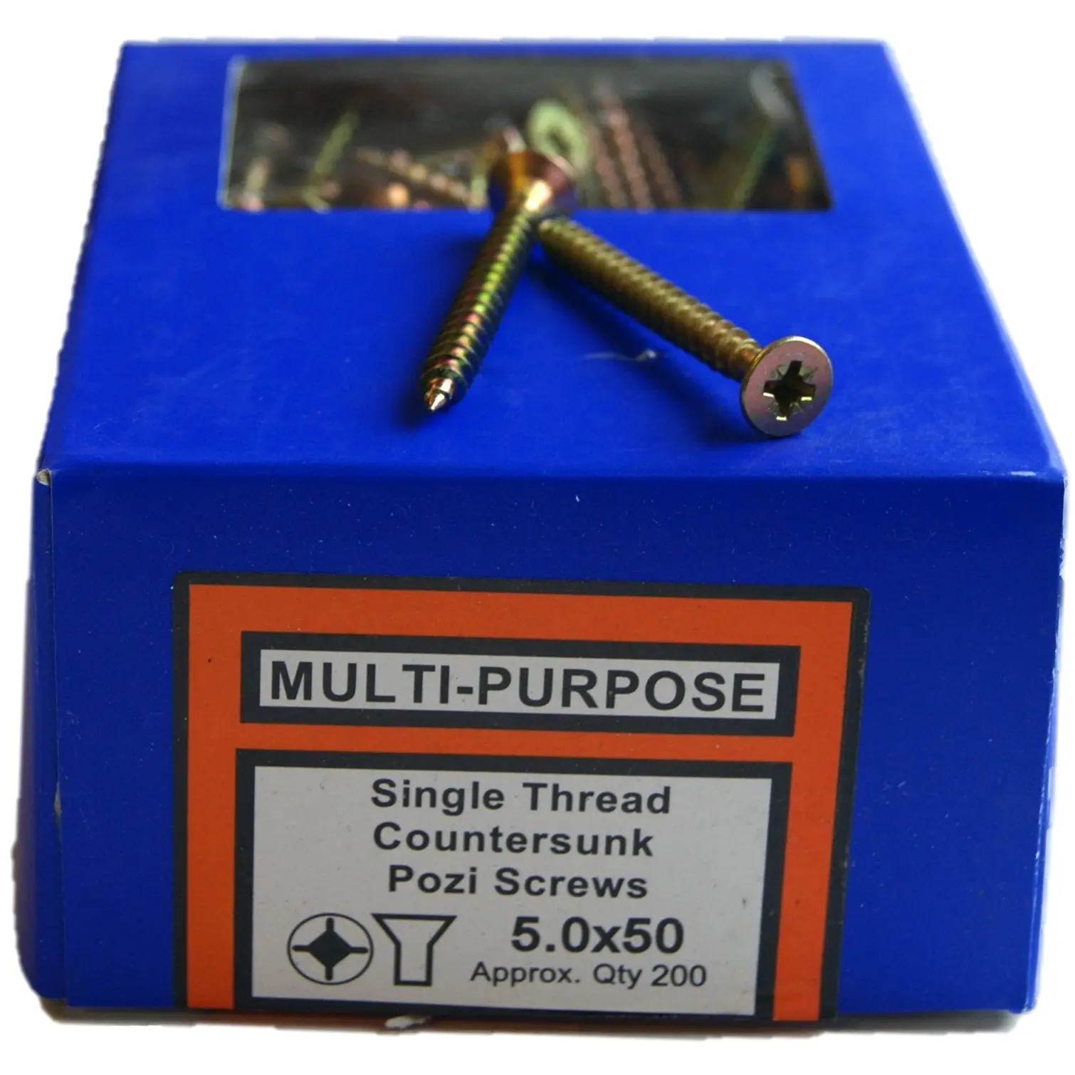5 x 50mm CSK Head Pozi YZP