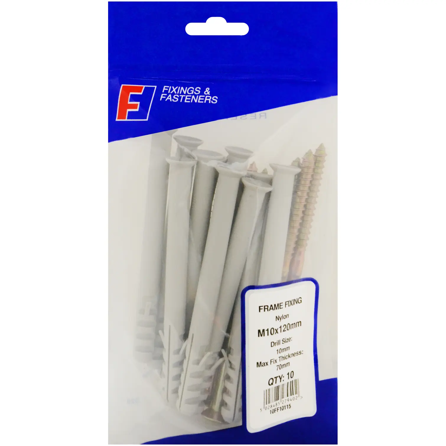 FOR0589 Forgefix M10 x 120 Frame Fixing (10)