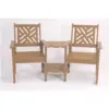 Afton Companion Bench Polyteak