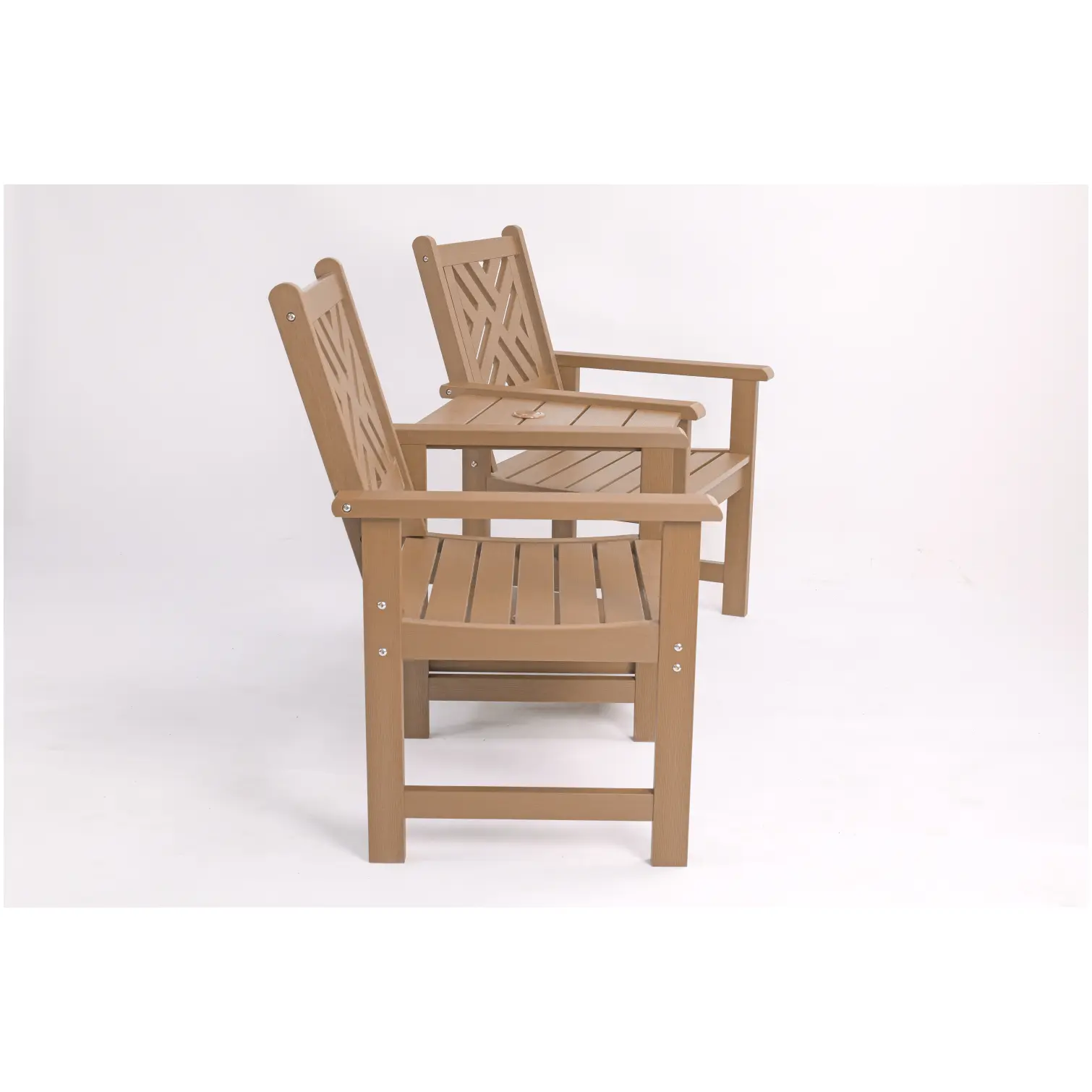 Afton Companion Bench Polyteak