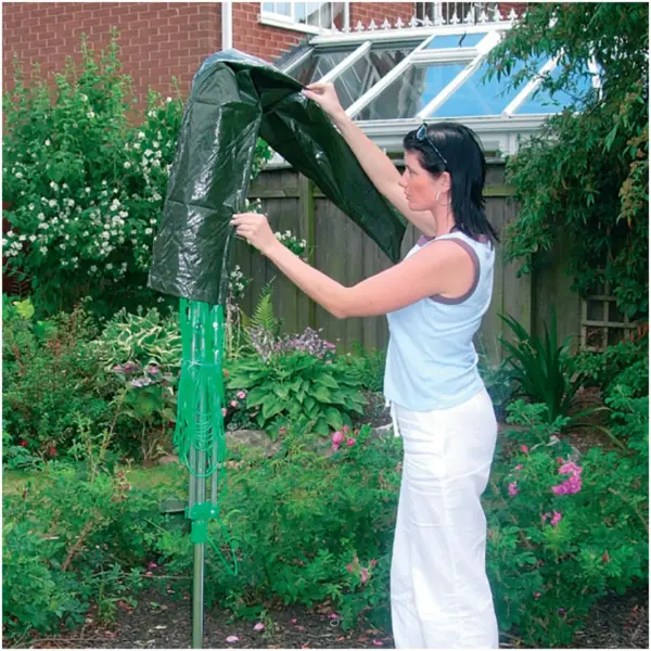 GAR0163 Kingfisher Rotary Line Cover Green