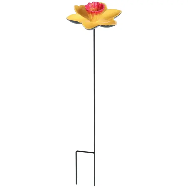GAR0948 Gardman Daffodil Feeding Dish C/Iron