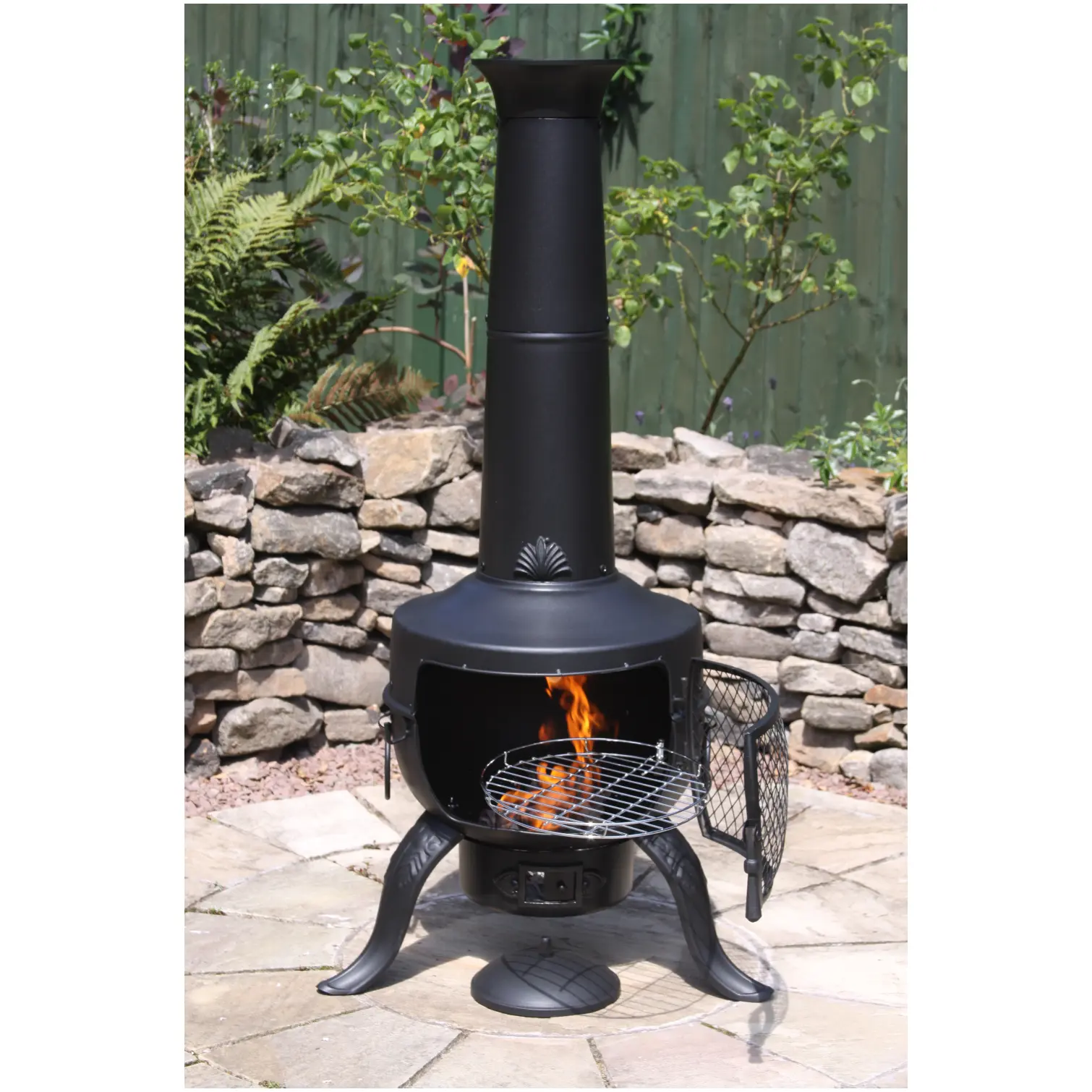 GDC0015_4 Tia Chimenea Steel Black 137cm