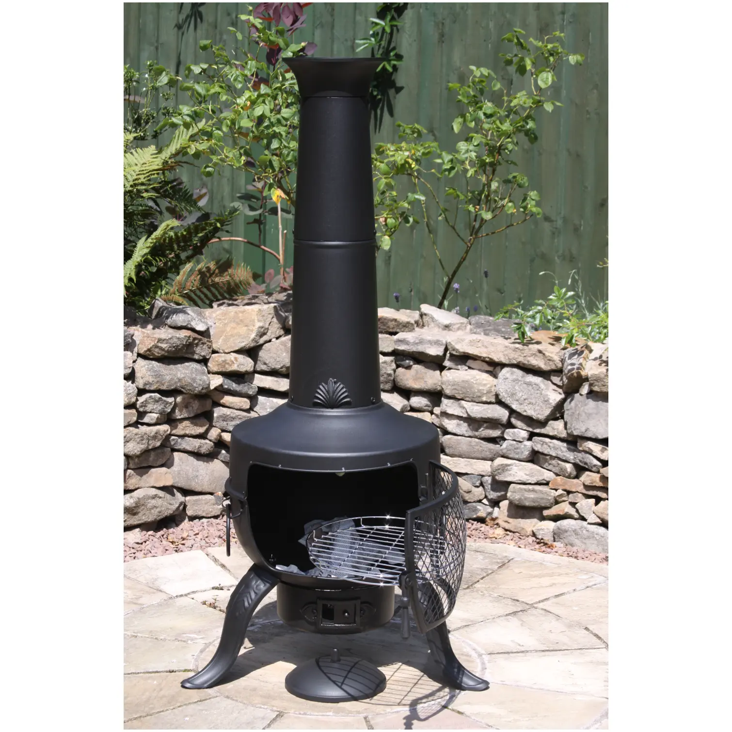 GDC0015_5 Tia Chimenea Steel Black 137cm