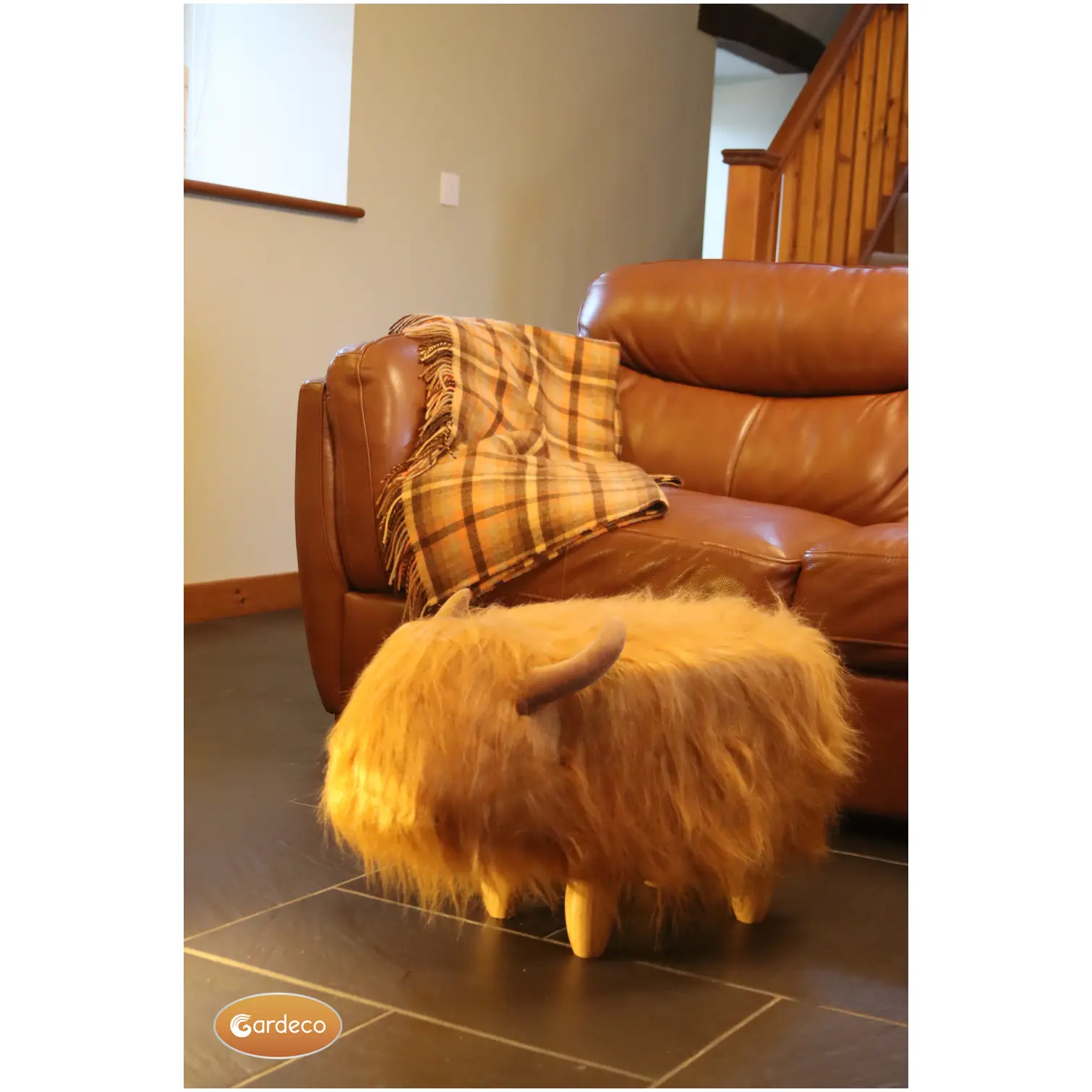 Dillis the Highland Cow Footstool