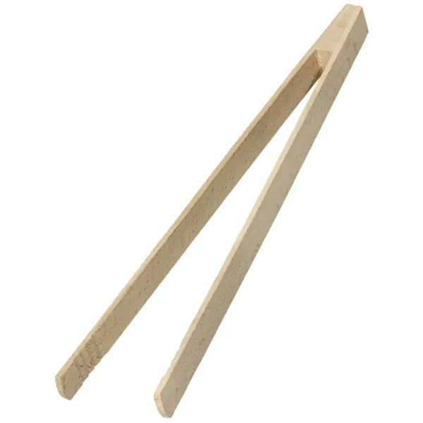 GEO0063 Chef Aid FSC Beech Toast Tongs