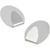 Chef Aid Medium Stainless Steel Self Stick Oval Hooks 2 Pack