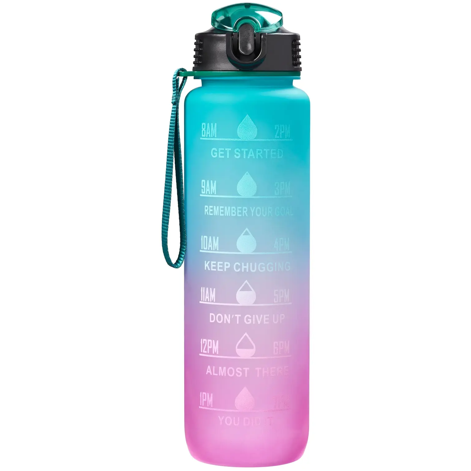 GEO0265_1 Chef Aid Ombre Water Bottle 1 Litre