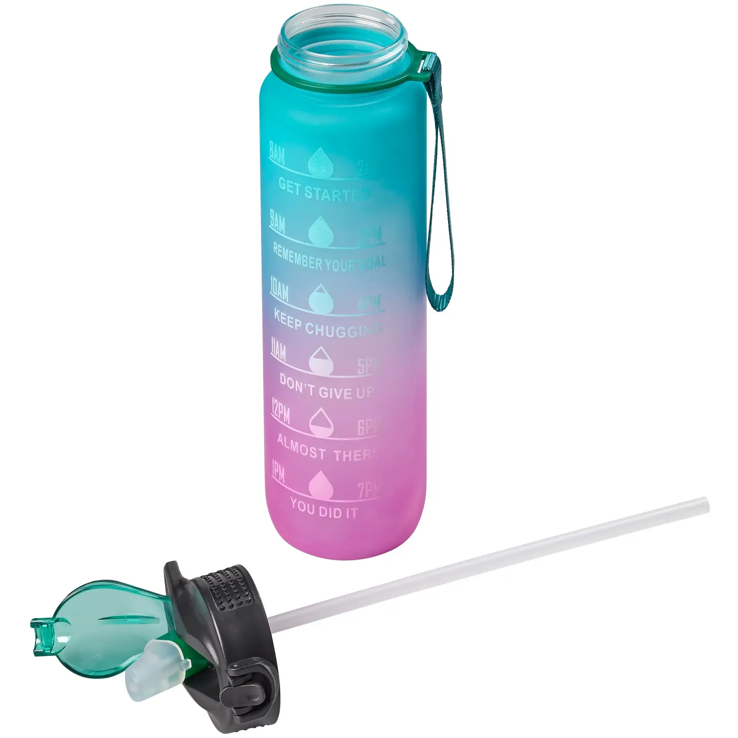 GEO0265_2 Chef Aid Ombre Water Bottle 1 Litre