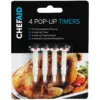 GEO0273 Chef Aid Pop Up Timers 4 Pack