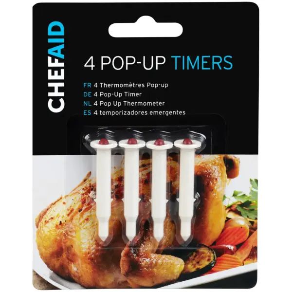 GEO0273 Chef Aid Pop Up Timers 4 Pack