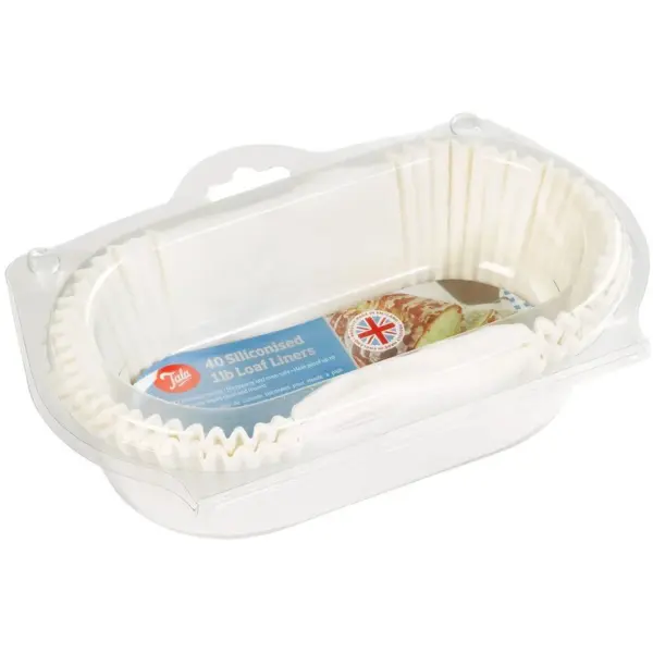Tala Siliconised 1lb Loaf Tin Liner 40 Pack