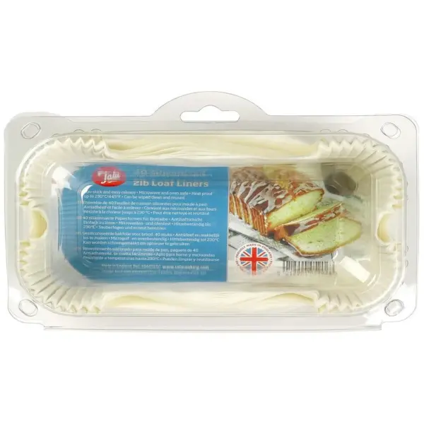Tala Siliconised 2lb Loaf Tin Liner 40 Pack