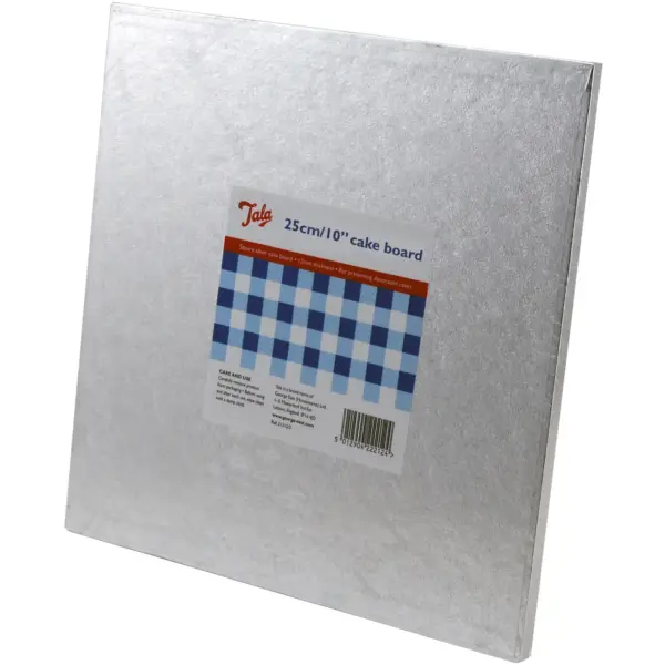 GEO0297 Tala 3mmThick Cake Board Square 25.5cm(10")