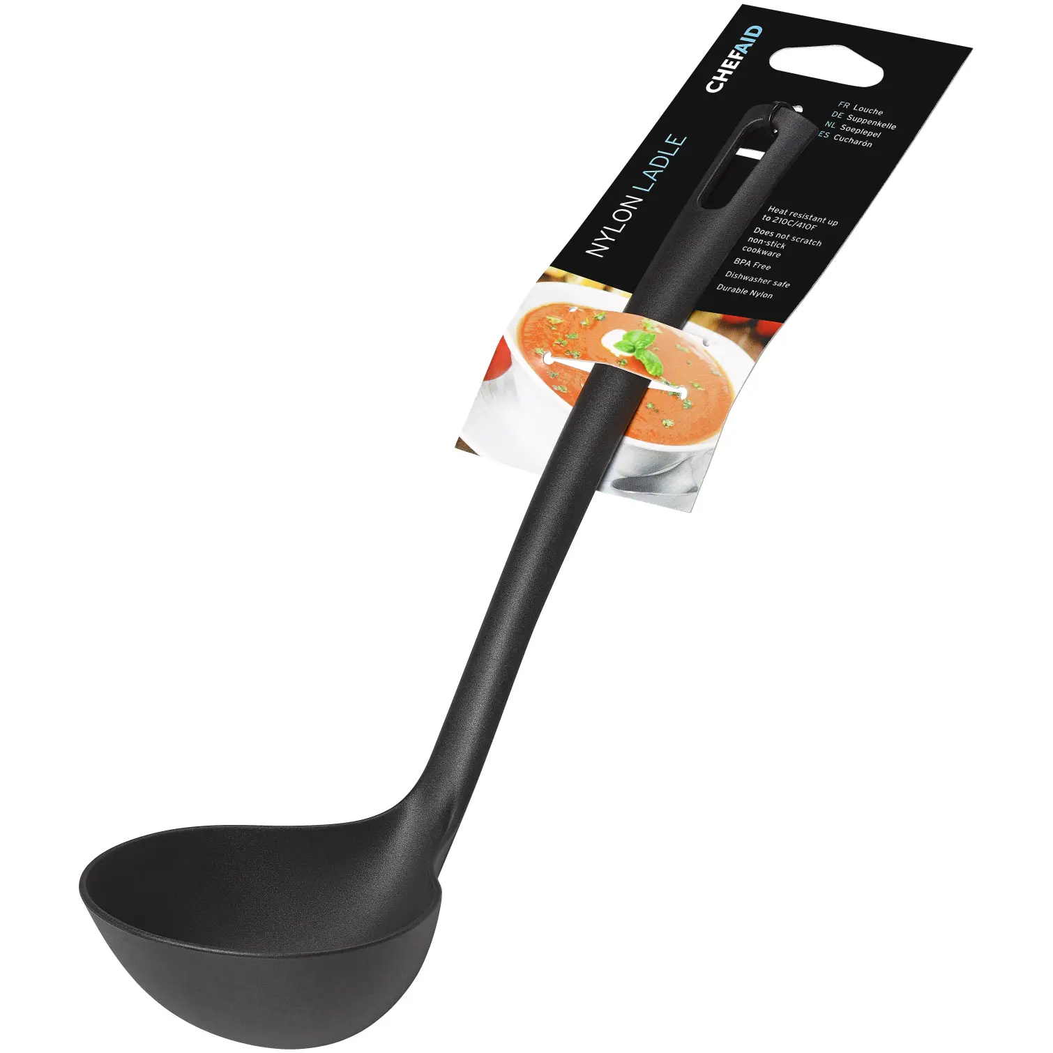 Chef aid Black ladle