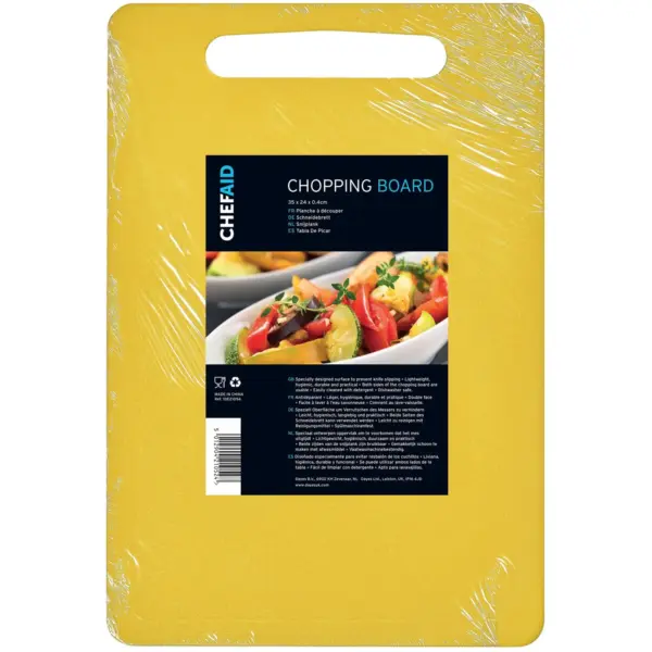 Chef Aid Yellow Chopping Board 35 x 25cm