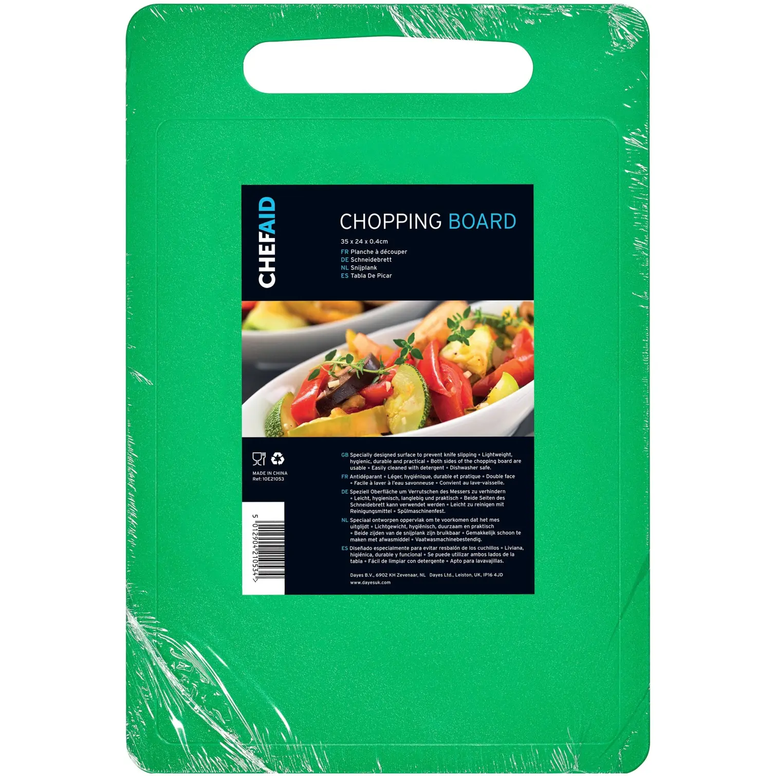 Chef Aid Green Chopping Board 35x25cm