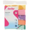 GEO0629 Sorbo Microfibre Cloths Pastel Prints Pack of 5