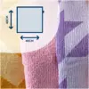 GEO0629_2 Sorbo Microfibre Cloths Pastel Prints Pack of 5