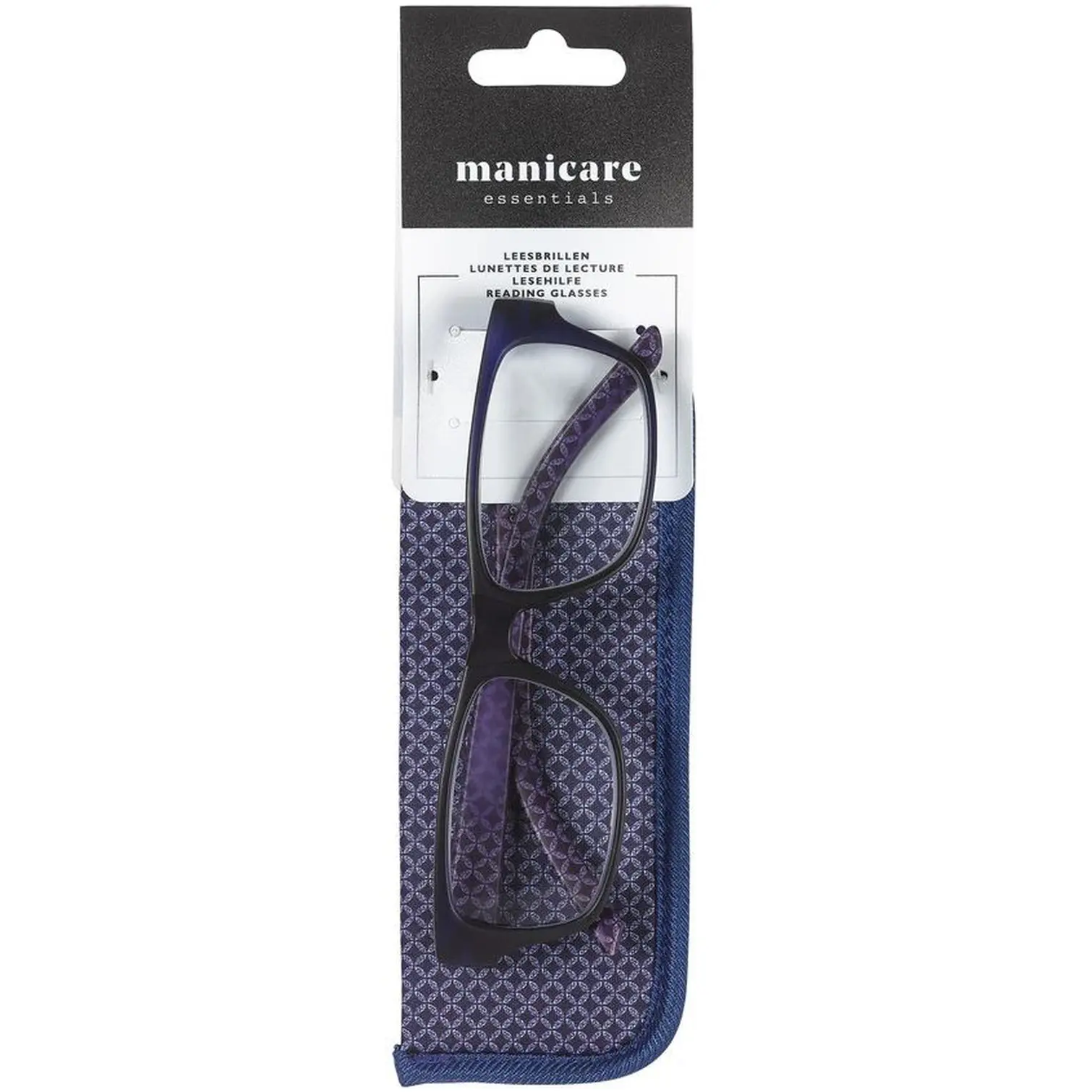 Manicare Reading Glasses Blue/Geo +1.5