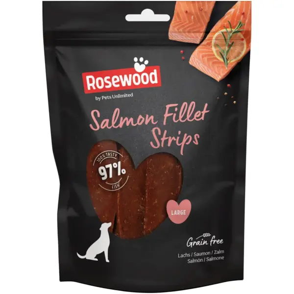 GEO1002 Rosewood Dog Large Salmon Fillet Strips
