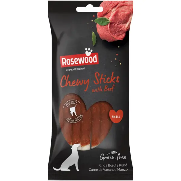 GEO1020 Rosewood Dog Small Chewy Sticks Beef