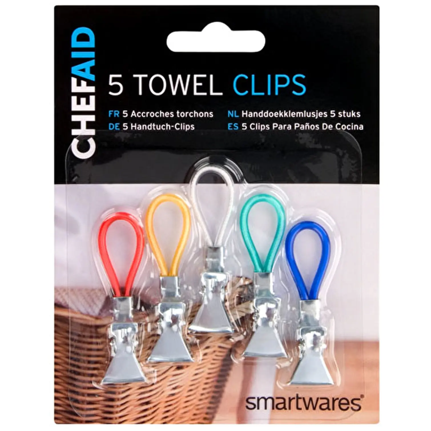 Chef Aid Towel Clips pk5