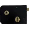 GIB0037 Gibbons 15cm Left-Hand Rim Lock Black