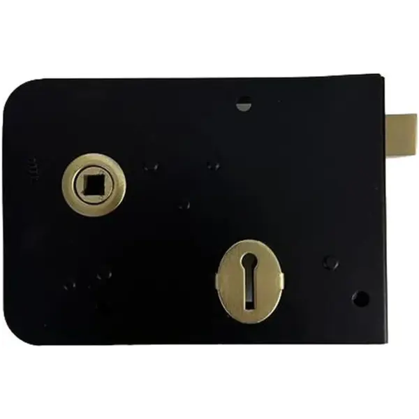 Gibbons 15cm Left-Hand Rim Lock Black