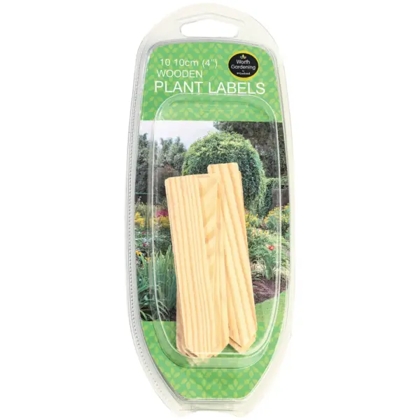 GLD0030 Wooden Plant Labels 10cm