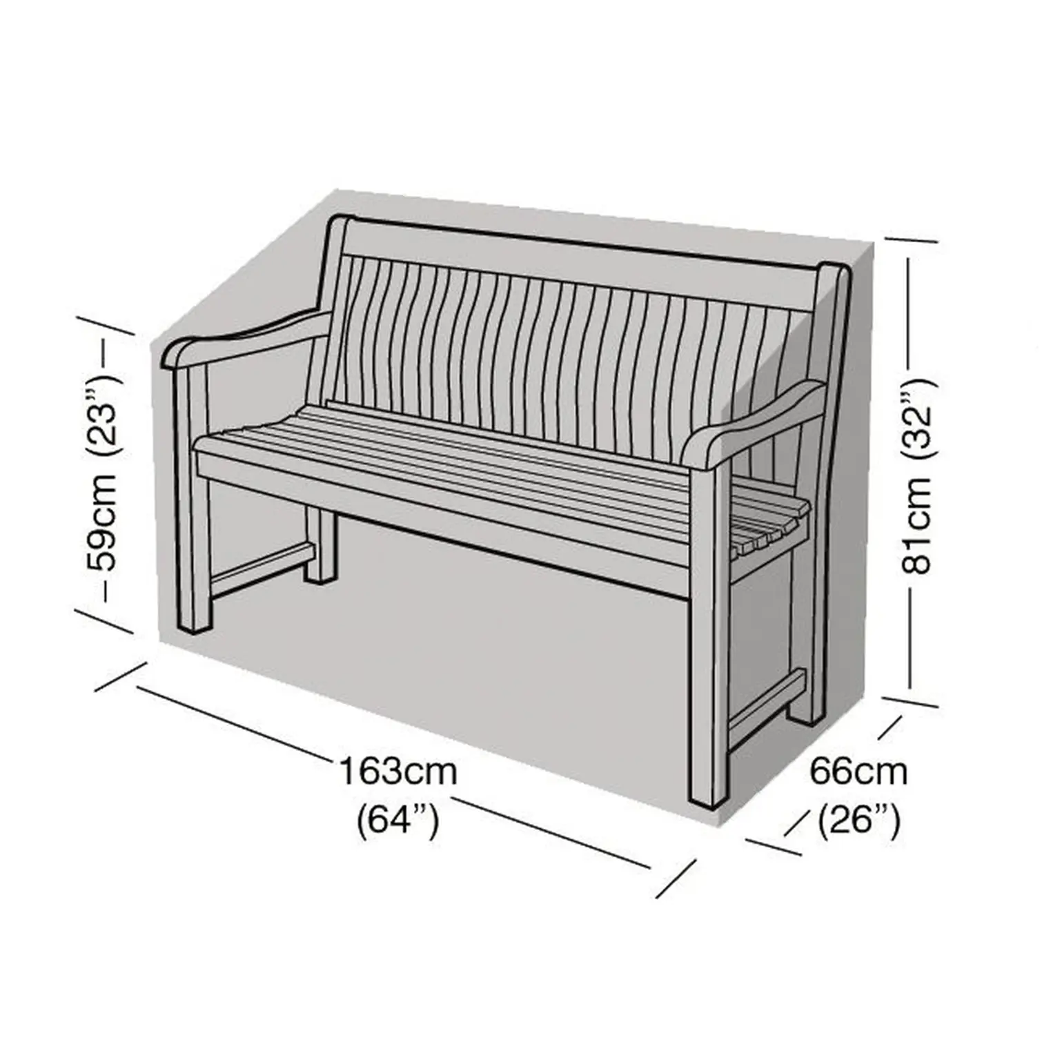 Garland Premium 3 Seater Bench Cover