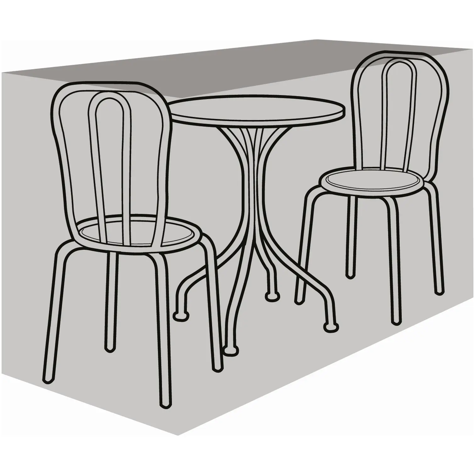 GLD0145_1 Garland Bistro 2 Seat Cover