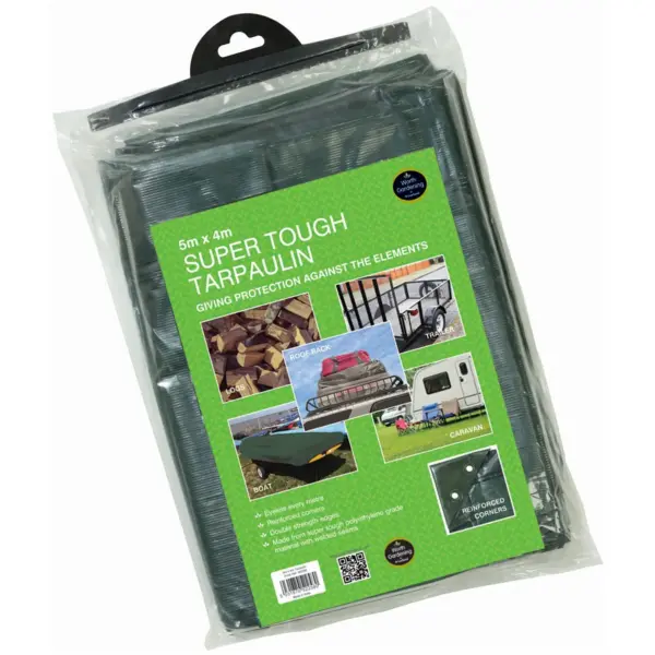 GLD0185 Super Tough Tarpaulin 5m x 4m