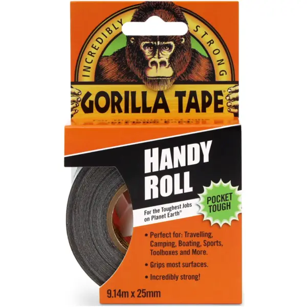 Gorilla Tape 25mmx9.14m Black