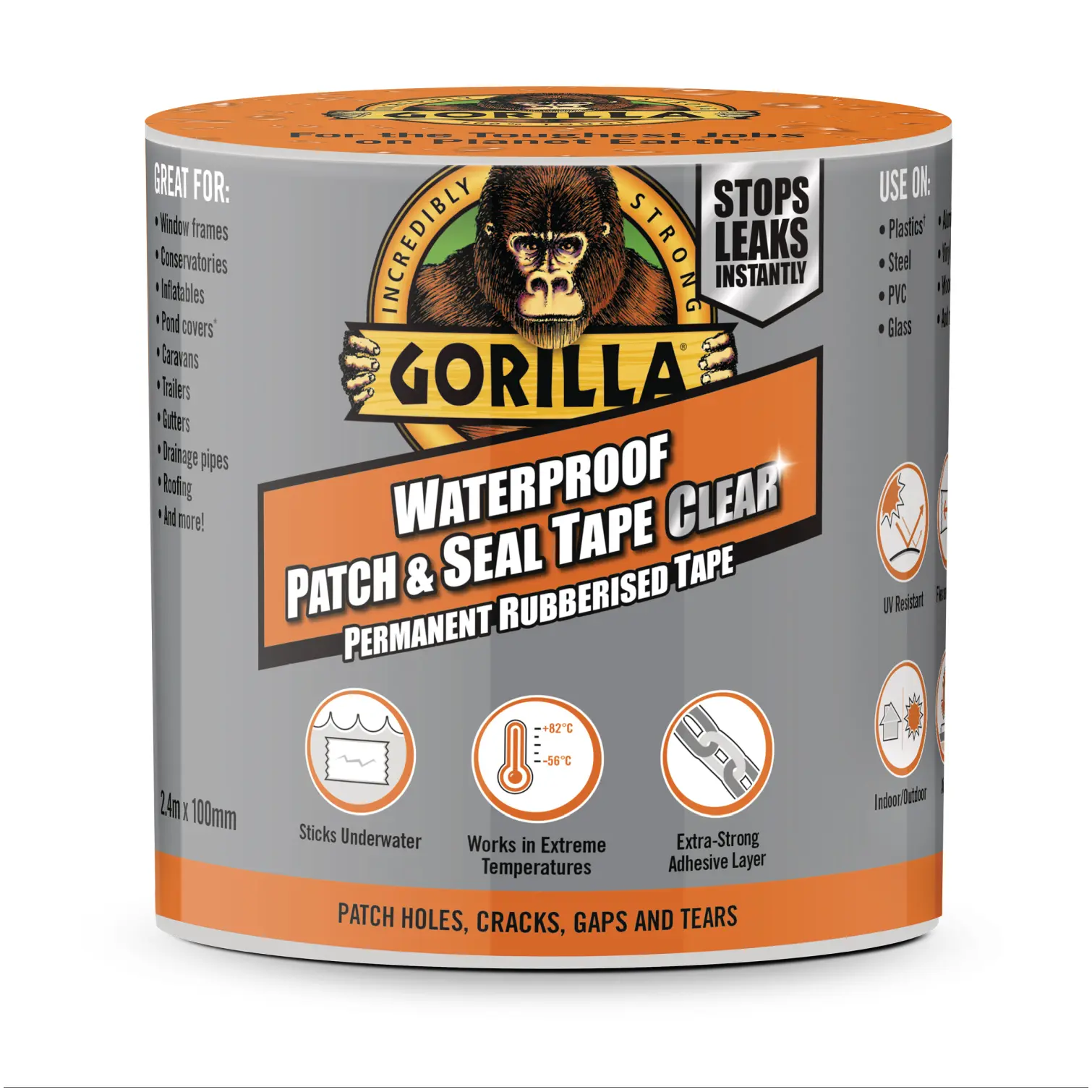 Gorilla Patch & Seal Tape Clear