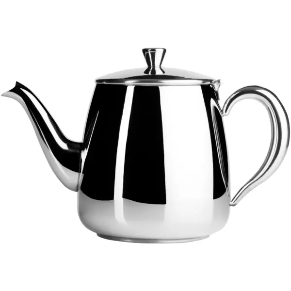 GRU0115 Cafe Ole Premium Teapot Stainless Steel Mirror 0.5L