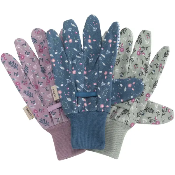GSU0091 Briers Flowerfield Cotton Grips Medium Triple Pack