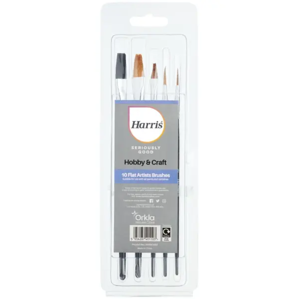 Harris 10 piece Artists Brush Set