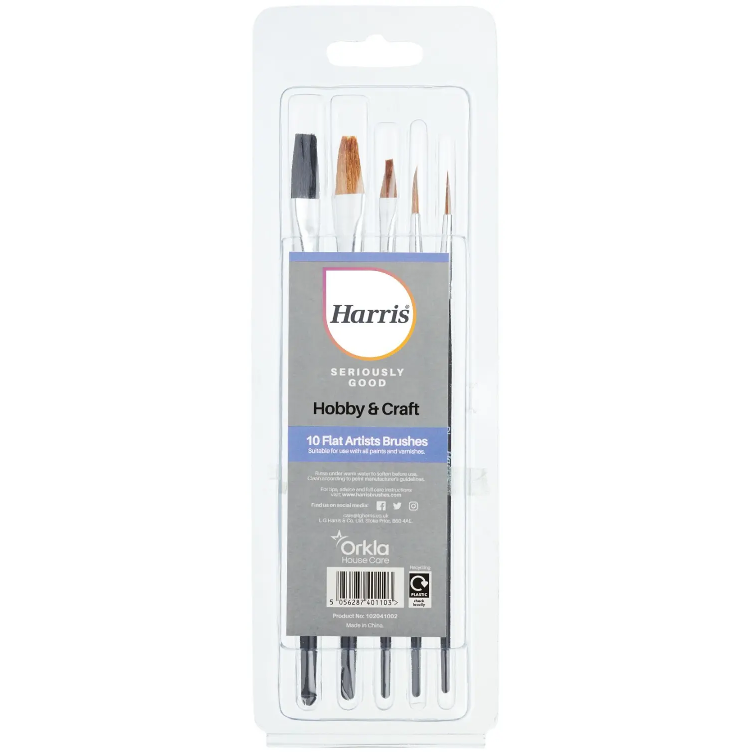Harris 10 piece Artists Brush Set