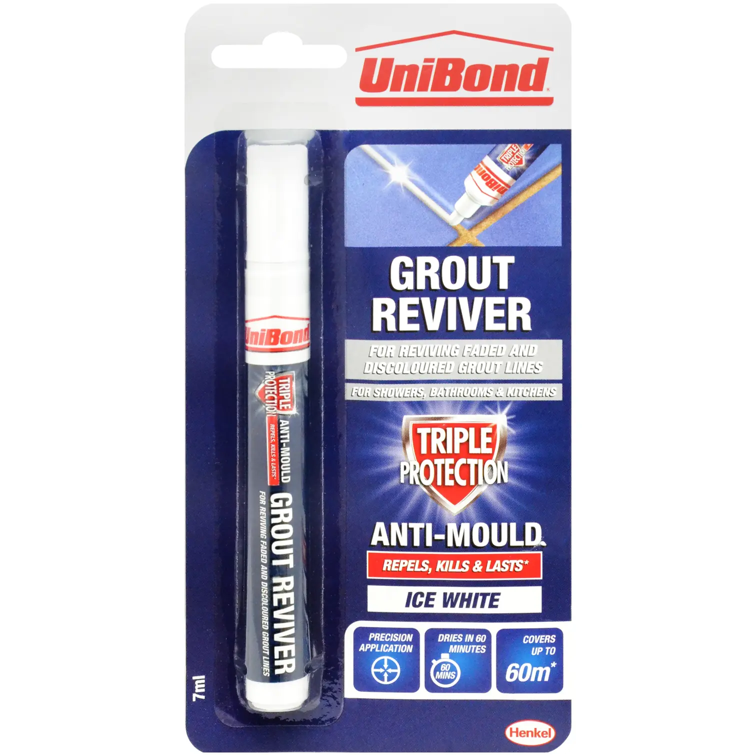 HEN0010 Unibond Grout Pen White