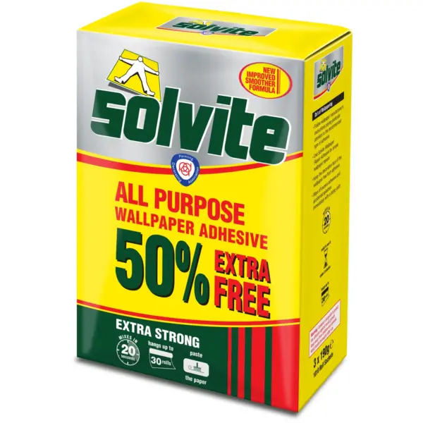 Solvite 20 Roll + 50% foc All Purpose Paste 30 Roll