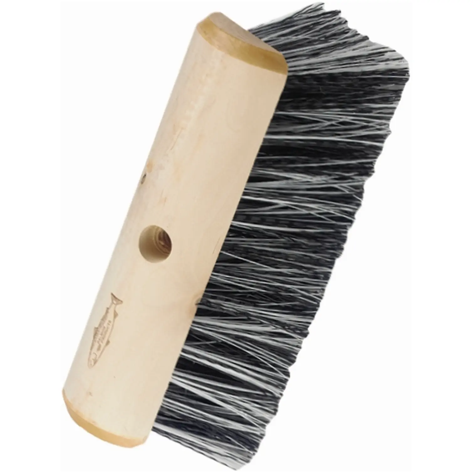 HER0122 Hillbrush 263mm Stiff Black White PP Broom