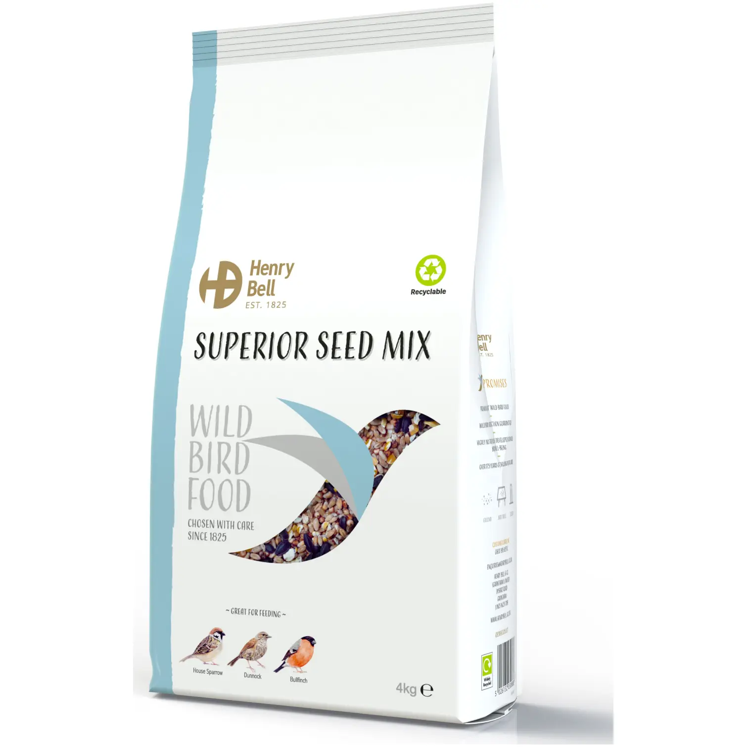HEY0010 Henry Bell Wild Bird Food Superior Seed Mix 4kg