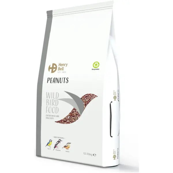 Henry Bell Wild Bird Food Peanuts 12.55kg