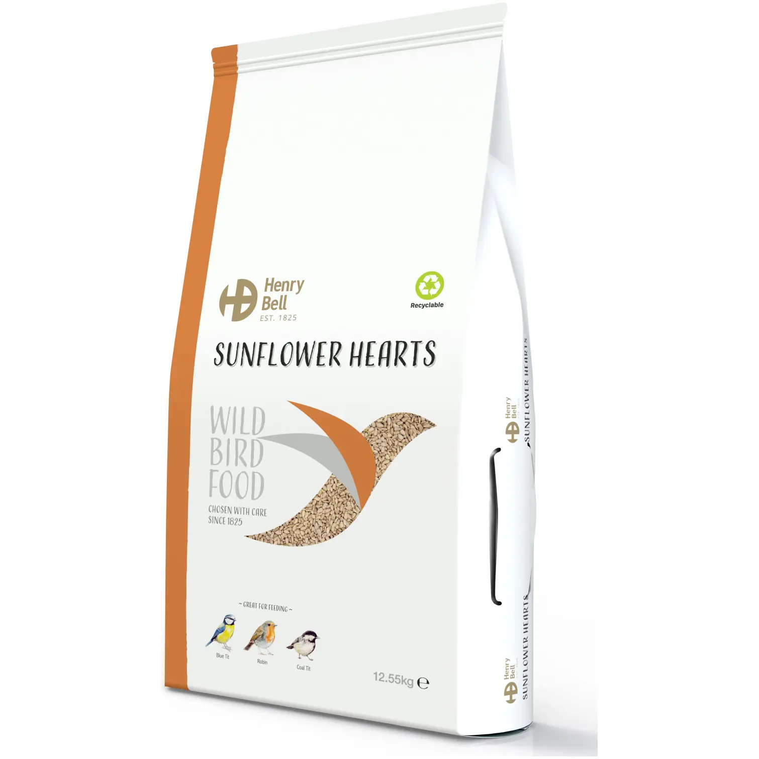Henry Bell Wild Bird Food Sunflower Hearts 12.55kg