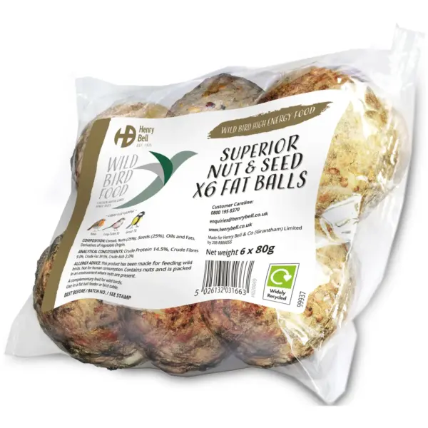 HEY0076 Henry Bell Superior Fat Balls pk6
