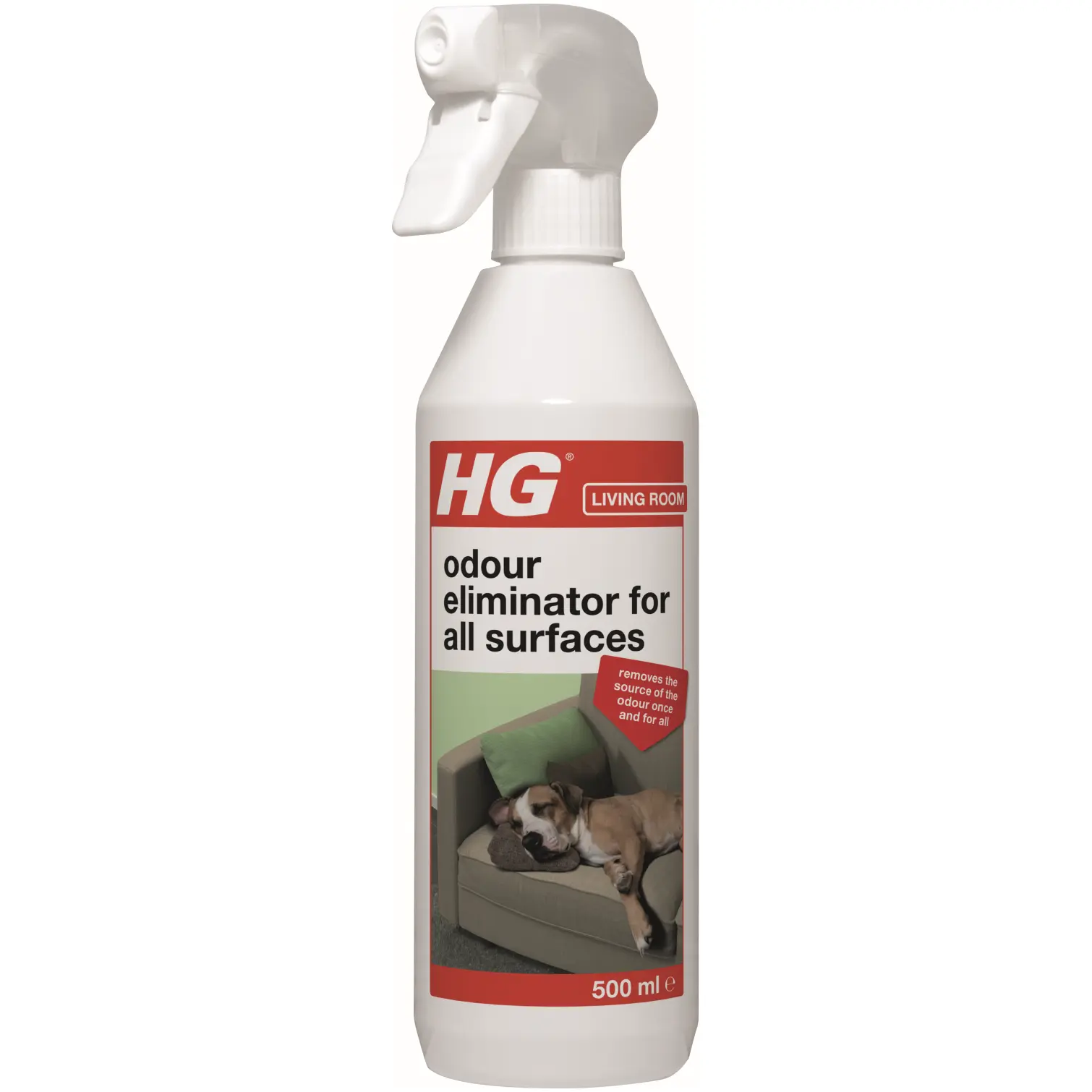 HG Odour Eliminator for all Surfaces 0.5L odour eliminator for pet smells
