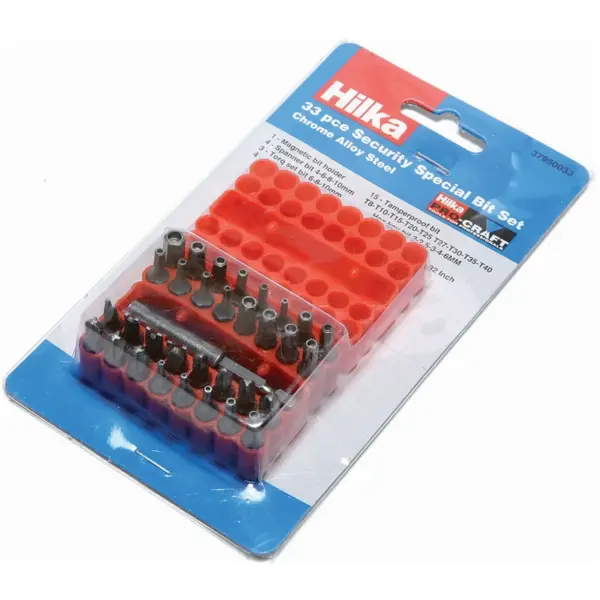 Hilka Security Bit Set 33 Pieces