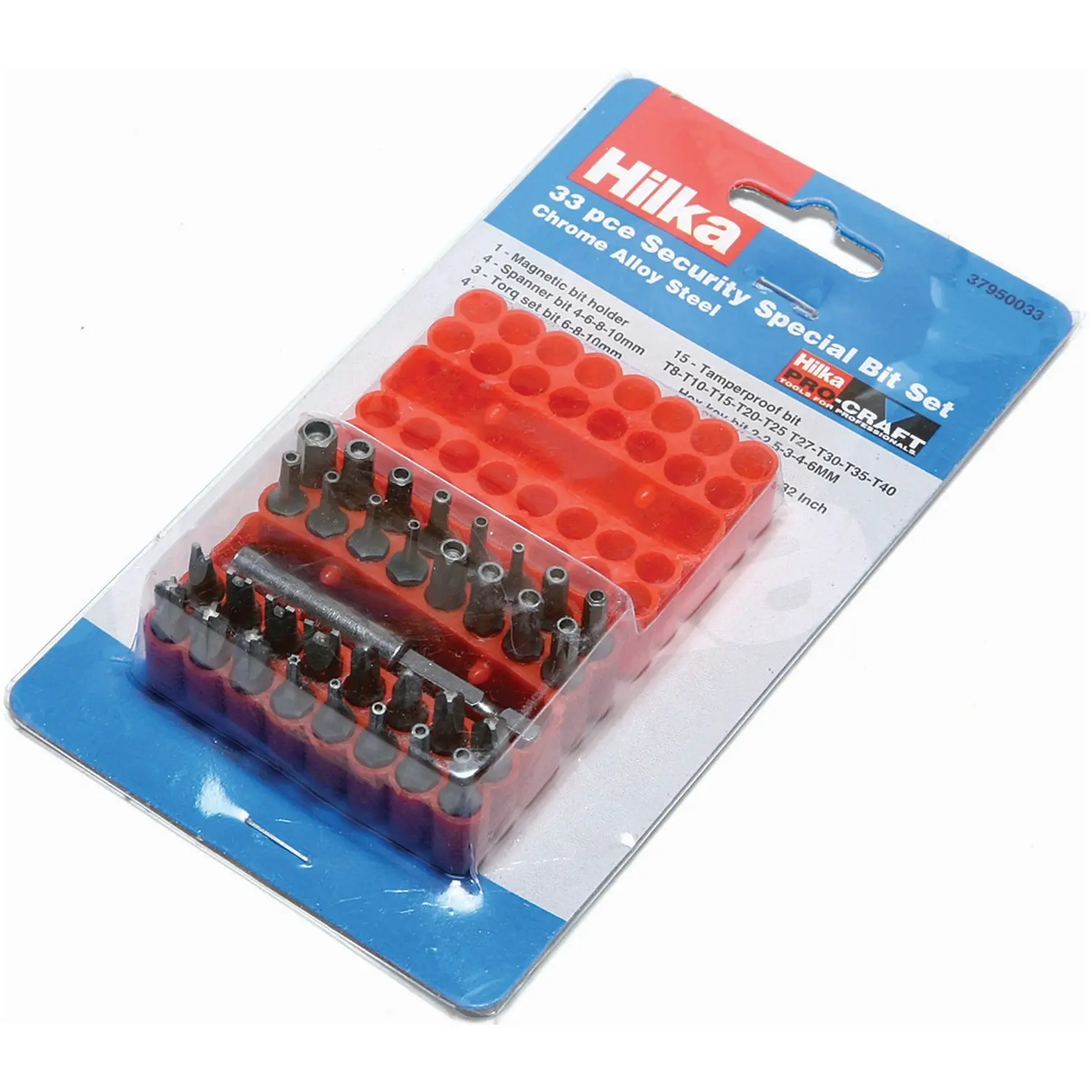 Hilka Security Bit Set 33 Pieces